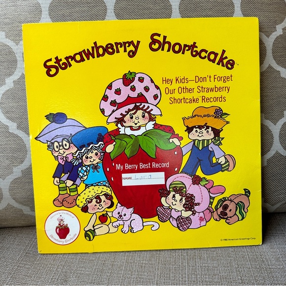 Strawberry Shortcake Sweet Songs LP Vinyl Record Original 1980 Album, KS166 - VG - Picture 2 of 9